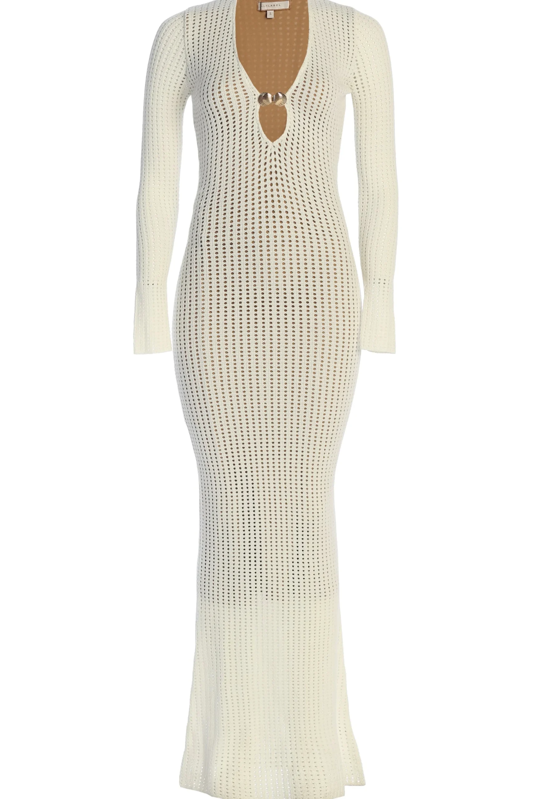 Ivory Sol Sweater Knit Dress