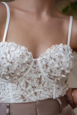 Ivory Yours Truly Lace Corset