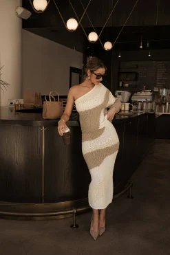 Ivory/Beige Hazel Sweater Knit Top