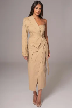 Khaki City Life Cargo Skirt