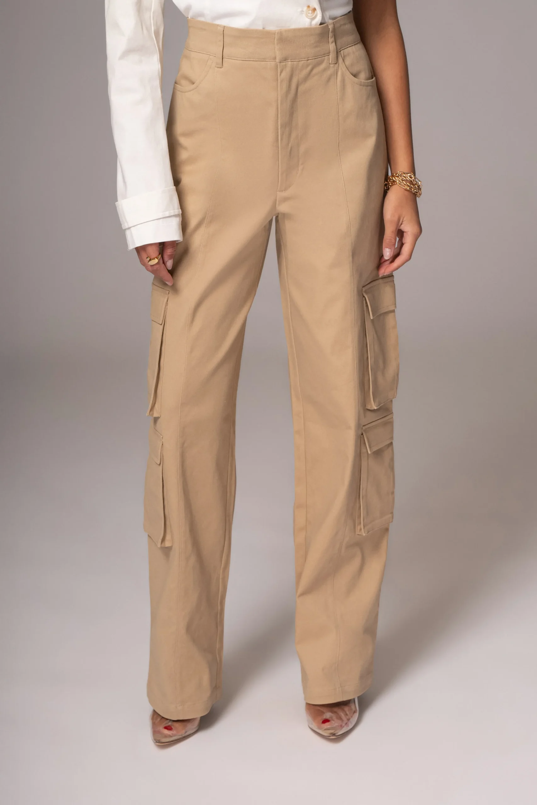 Khaki Double Take Cargo Pants