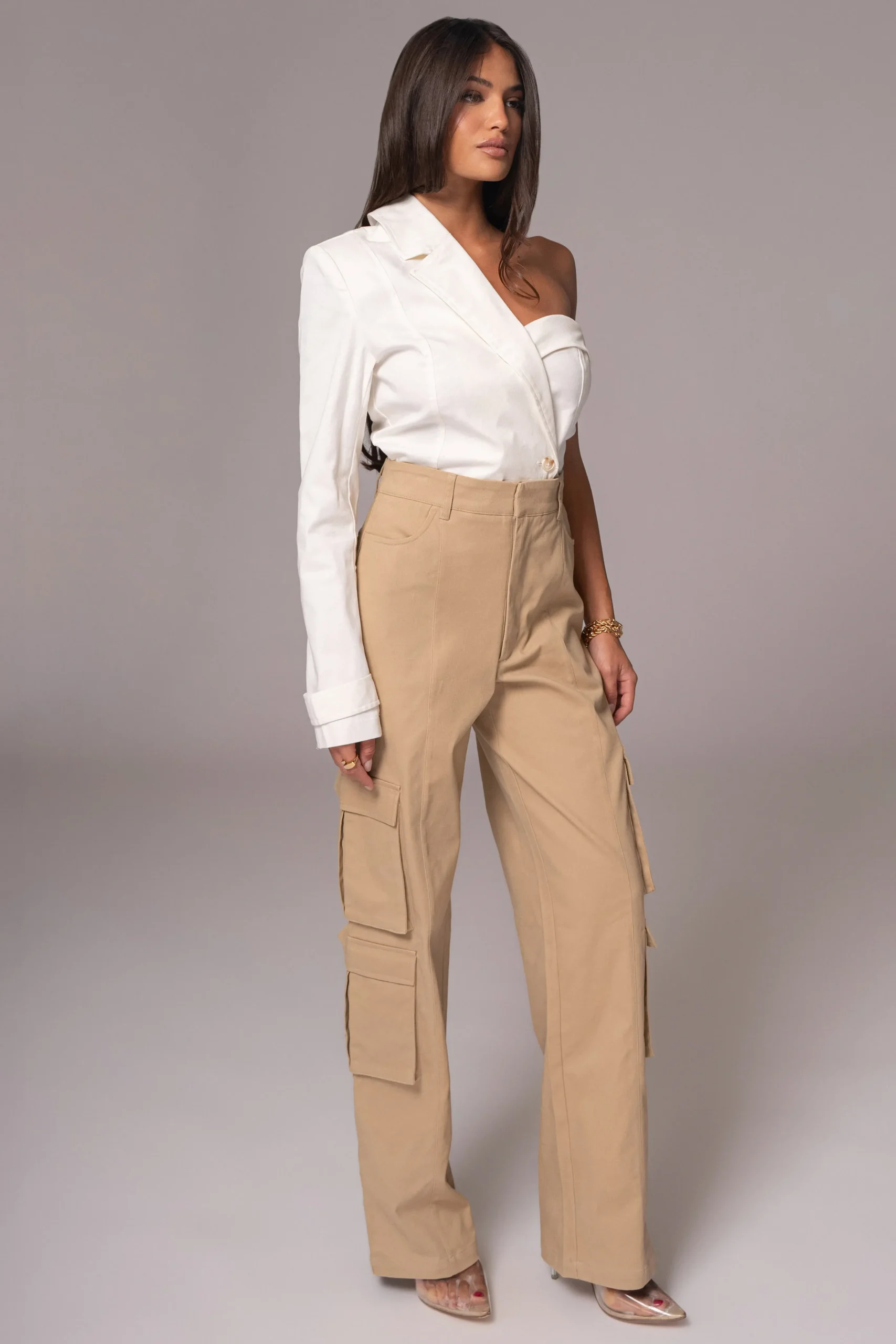 Khaki Double Take Cargo Pants