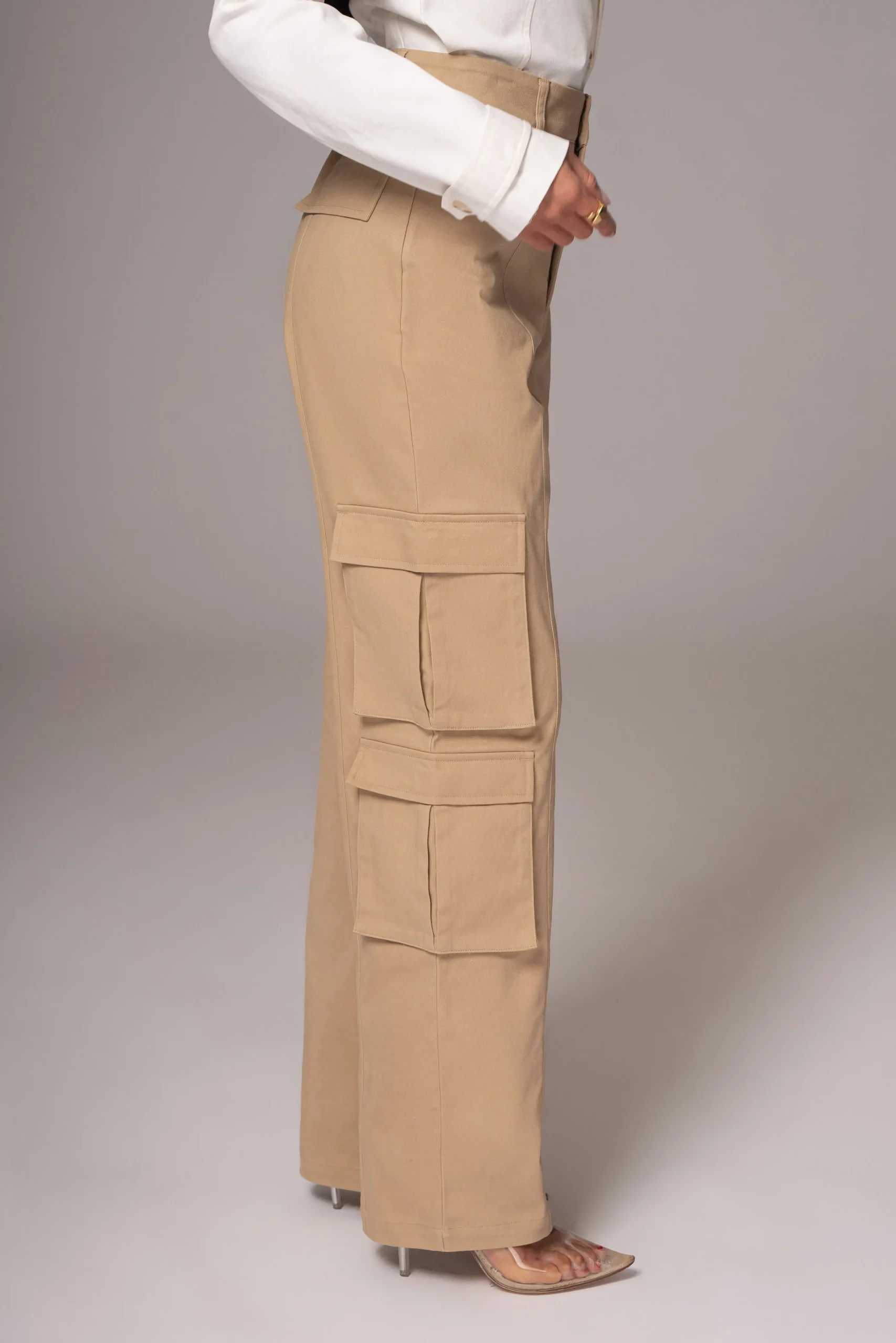 Khaki Double Take Cargo Pants