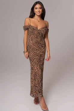 Leopard Print Hera Maxi Dress