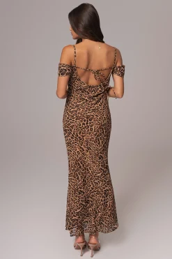 Leopard Print Hera Maxi Dress