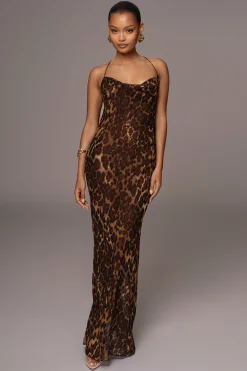 Leopard Print Sierra Maxi Dress