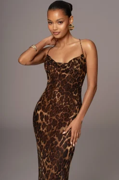 Leopard Print Sierra Maxi Dress