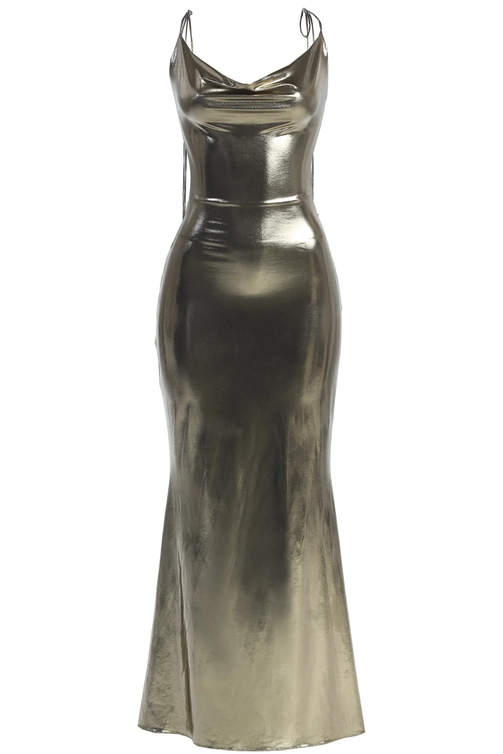 Light Gold Heart of Gold Maxi Dress