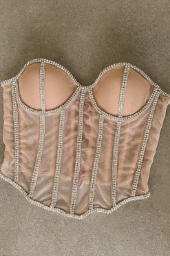 Light Limited Edition Rhinestone Crystal Corset