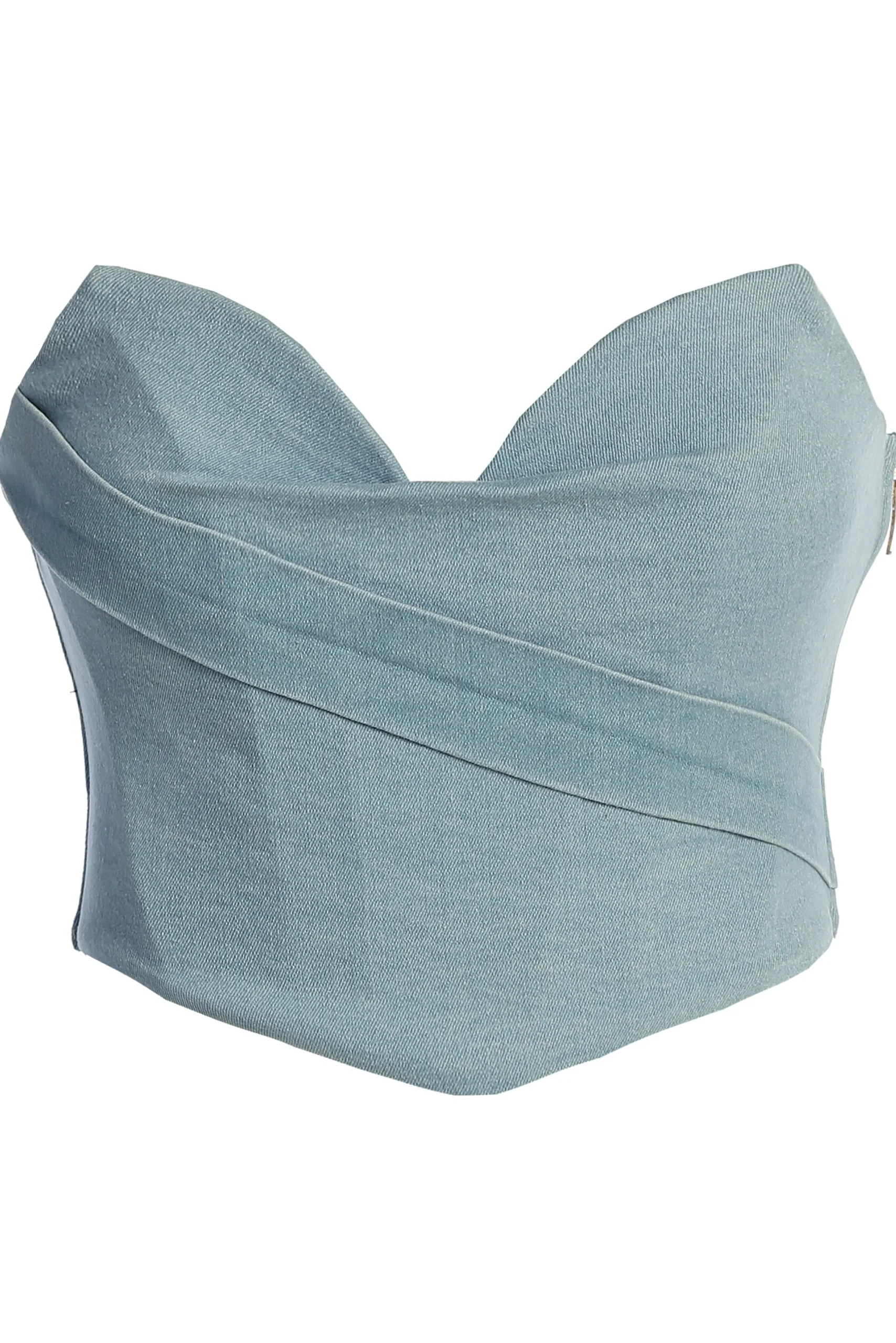 Light Wash Teyana Denim Bustier