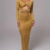 Lime Soiree Cutout Maxi Dress