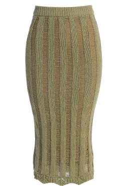 Moss Good Form Midi Skirt