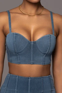 NAT LIV x JLUXLABEL Denim Eliana Skirt Set