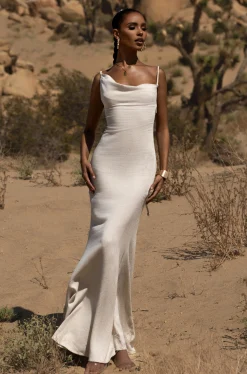 Natural Adventure Awaits Linen Maxi Dress