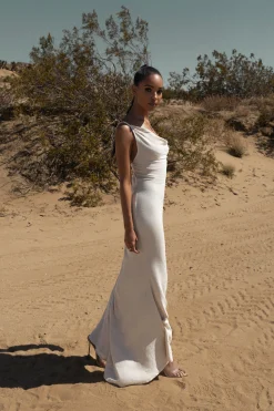 Natural Adventure Awaits Linen Maxi Dress
