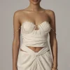 Natural Arielle Bustier Top