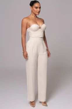Natural Arielle Bustier Top
