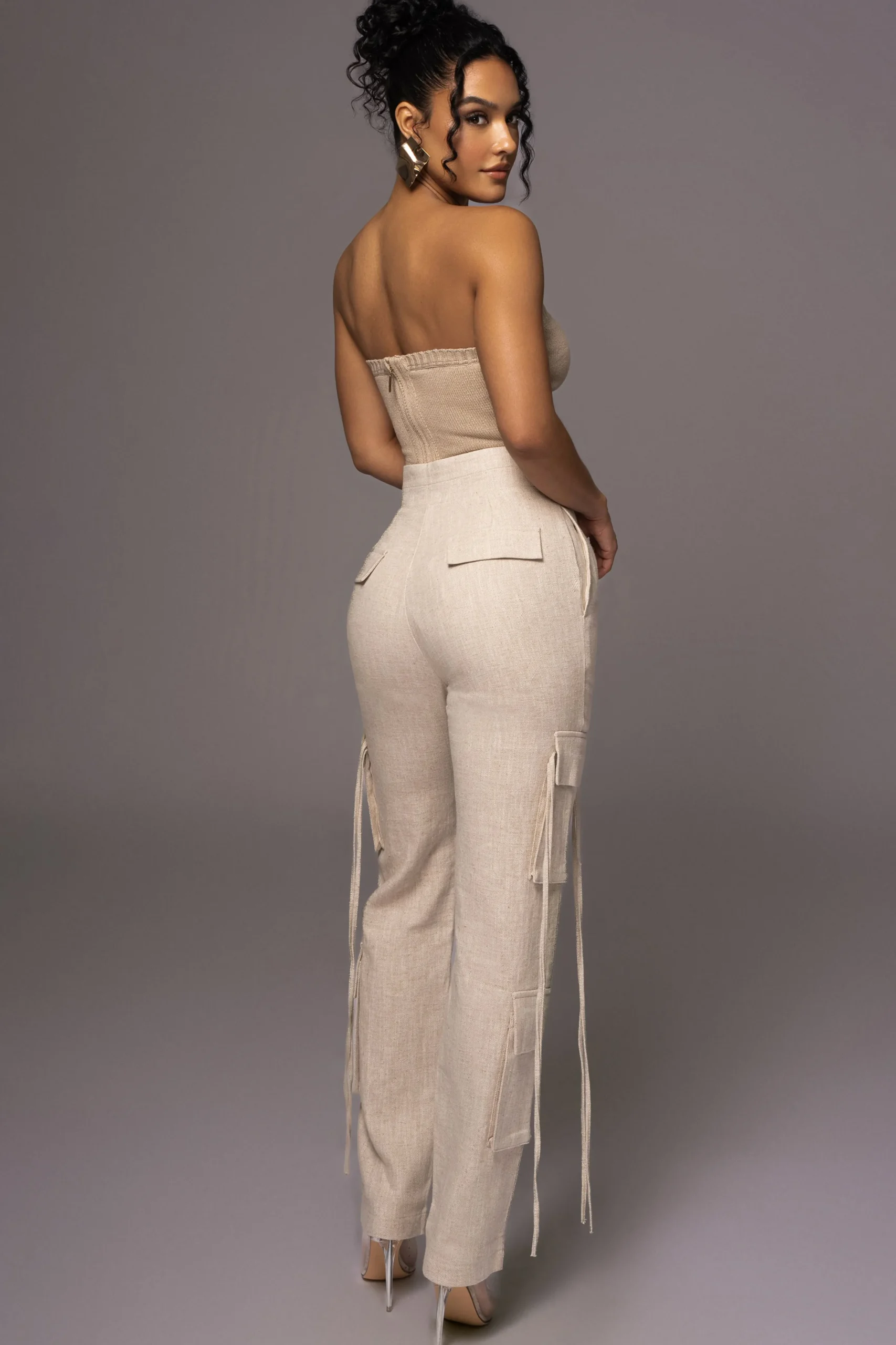 Natural Better Half Linen Utility Pants