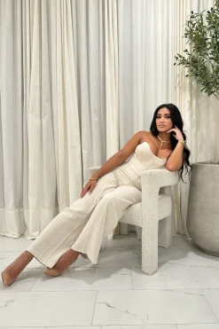 Natural Beyond The Sea Linen Corset