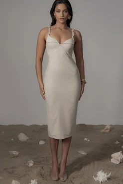 Natural Secret Hideout Linen Dress