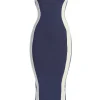 Navy Donna Knit Midi Dress