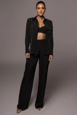 Noir Misty Button Up