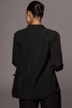 Noir Misty Button Up