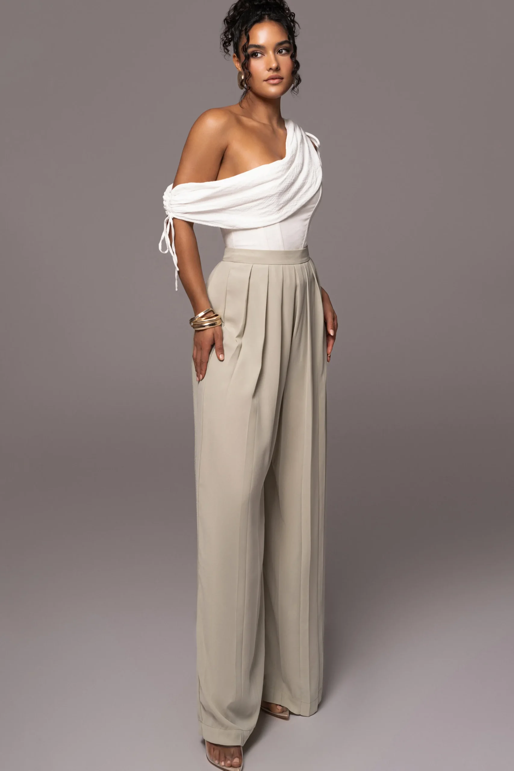 Off-White New Obsession Draped Top