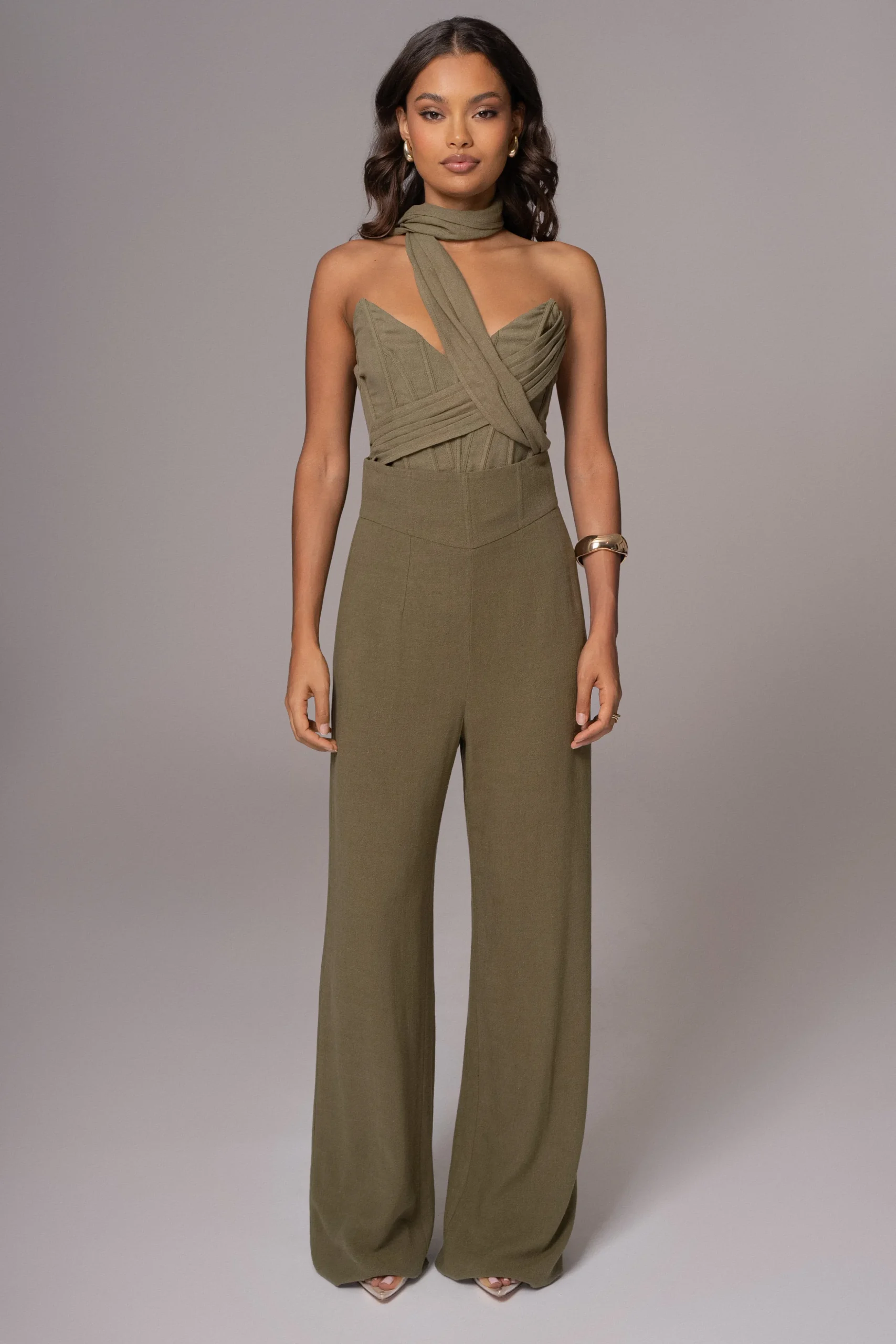 Olive Explorer Linen Pants
