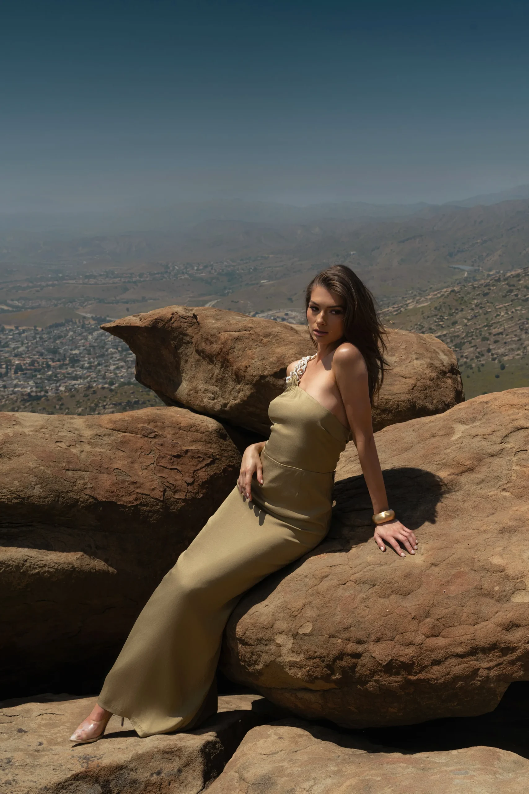 Olive Luxury Living Maxi Dress