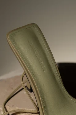 Olive Regal Pointed Toe Heels