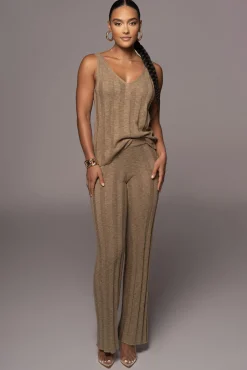 Olive West Bound Sweater Set