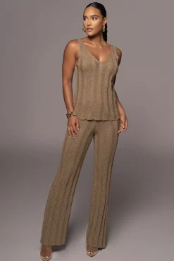 Olive West Bound Sweater Set