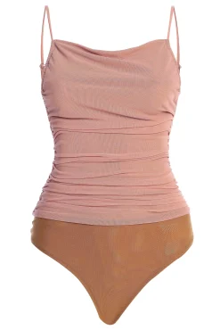 Rose Destrie Ruched Bodysuit