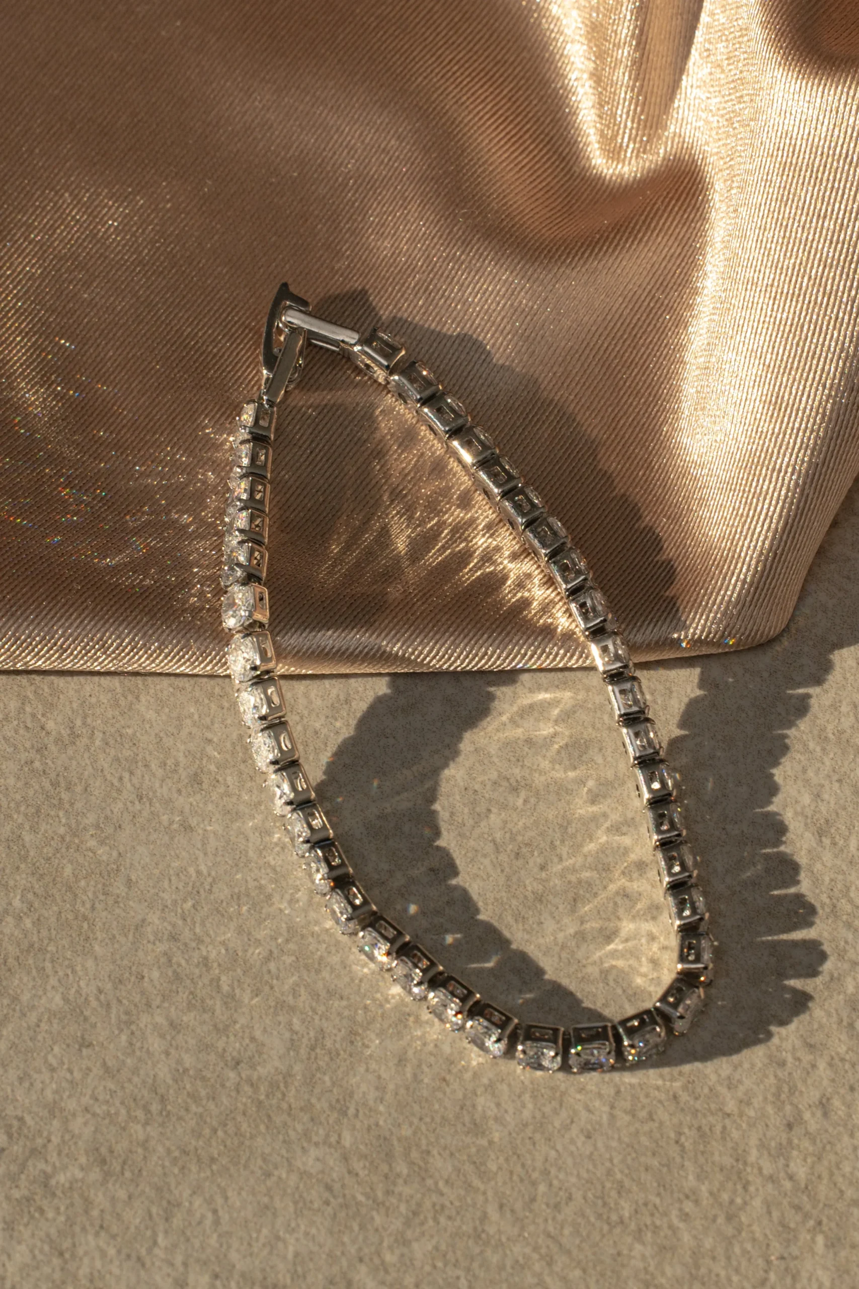 Silver Crystal Bracelet