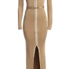 Tan Juki Maxi Dress