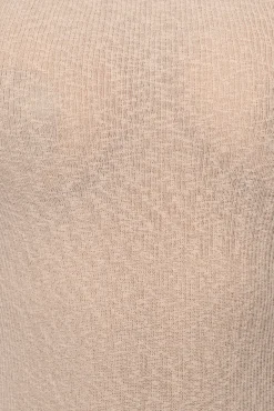 Tan Kimber High Neck Bodysuit
