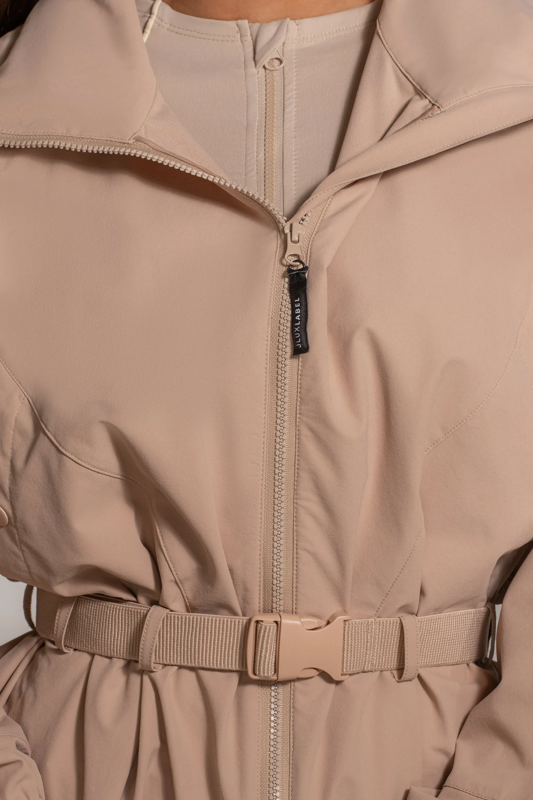Tan Willow Belted Jacket