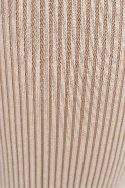 Taupe/White Faya Ribbed Pants