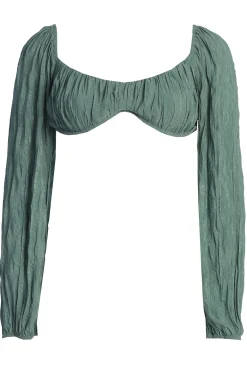 Teal Carey Long Sleeve Top