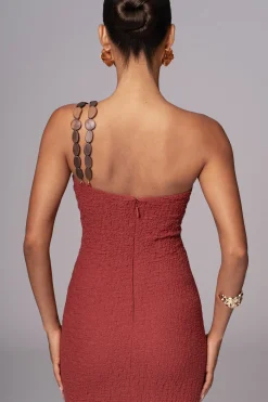 Terra Cotta Summer In Capri Dress