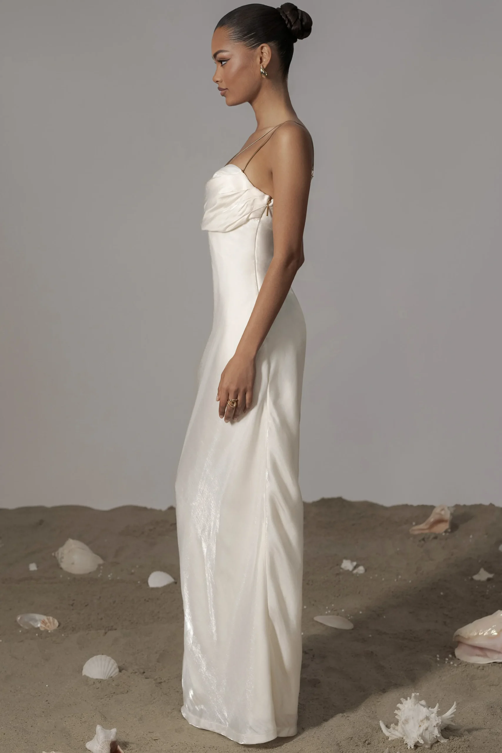 White Iridescent Visions Of You Dress
