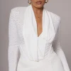 White Lace Corset Bodysuit