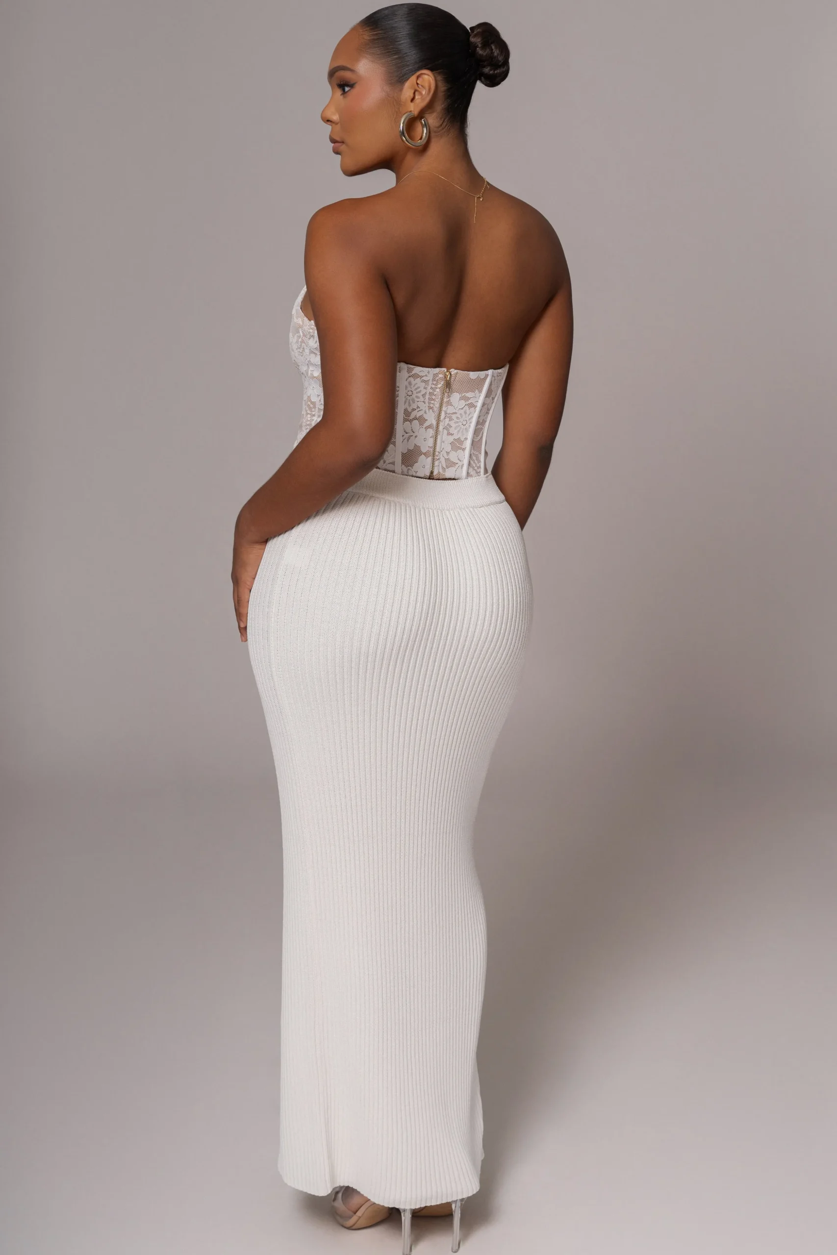 White Rosemere Lace Top