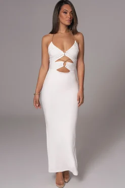White Secret Bloom Maxi Dress